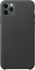 Apple iPhone 11 Pro Max Leather Case Black 