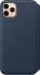 Apple iPhone 11 Pro Max Leather Folio Deep Sea Blue 