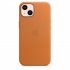 Apple iPhone 13 Leather Case with MagSafe Golden Brown 