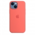 Apple iPhone 13 Mini Silicone Case with MagSafe Pink Pomelo 