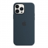 Apple iPhone 13 Pro Max Silicone Case with MagSafe Abyss Blue 