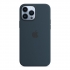 Apple iPhone 13 Pro Max Silicone Case with MagSafe Abyss Blue 