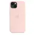 Apple iPhone 13 Silicone Case with MagSafe Chalk Pink