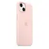 Apple iPhone 13 Silicone Case with MagSafe Chalk Pink