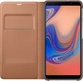 Самсунг Flip wallet для Галакси A7 (2018) золотой
