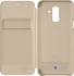 Samsung Flip wallet для Galaxy A6+ (2018) gold