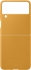 Samsung Leather Cover for Galaxy Z Flip 3 Mustard 