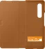 Samsung Leather Flip Cover для Galaxy Z Fold 3 5G Camel