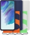 Samsung Silicone Cover with strap for Galaxy S21 FE white 
