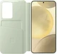 Samsung Smart View wallet case для Galaxy S24 light зеленый