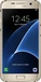 Самсунг clear Cover для Галакси S7 золотой