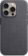 Apple Feingewebe case with MagSafe for iPhone 15 Pro black 