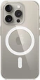 Эпл clear case with MagSafe для Айфон 15 Про прозрачный
