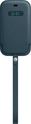 Эпл Айфон 12 мини Leather Sleeve with MagSafe Baltic синий