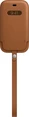 Apple iPhone 12 Mini Leather Sleeve with MagSafe Saddle коричневый