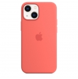 Apple iPhone 13 Mini Silicone Case with MagSafe Pink Pomelo 