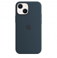 Apple iPhone 13 Mini Silicone Case with MagSafe Abyss Blue 