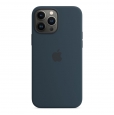 Apple iPhone 13 Pro Max Silicone Case with MagSafe Abyss Blue 