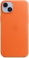 Apple leather case with MagSafe for iPhone 14 Plus orange 