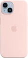 Эпл silicone case with MagSafe для Айфон 14 kalkrosa