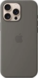 Эпл silicone case with MagSafe для Айфон 16 Про Макс stone серый