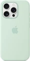 Эпл silicone case with MagSafe для Айфон 16 Про Aquamarin