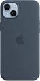 Эпл silicone case with MagSafe для Айфон 14 Плюс sturmblau