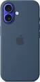 Эпл silicone case with MagSafe для Айфон 16 Denim