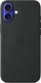 Эпл silicone case with MagSafe для Айфон 16 Плюс черный