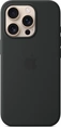 Эпл silicone case with MagSafe для Айфон 16 Про черный