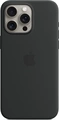 Эпл silicone case with MagSafe для Айфон 15 Про Макс черный