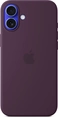 Эпл silicone case with MagSafe для Айфон 16 Плюс plum