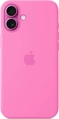Эпл silicone case with MagSafe для Айфон 16 Плюс peony
