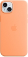 Apple silicone case with MagSafe for iPhone 15 Plus Sorbet orange 