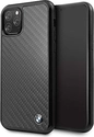 BMW Hard Cover PU Leather Smooth M Collection для Эпл Айфон 11 черный