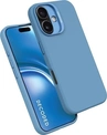 Decoded AntiMicrobial Silicone Back Cover для Apple iPhone 16 Plus Air синий
