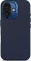 Decoded AntiMicrobial Silicone Back Cover для Apple iPhone 16 синий Print