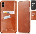 KAVAJ Dallas for Apple iPhone XS Max cognac-brown 