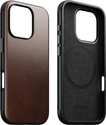 Nomad modern Horween Leather case для Apple iPhone 16 Pro Rustic коричневый