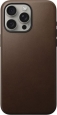 Nomad modern Leather case for Apple iPhone 15 Pro Max Rustic Brown