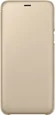Samsung Flip wallet для Galaxy A6+ (2018) gold
