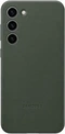 Samsung Leather case для Galaxy S23+ зеленый