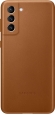 Samsung Leather Cover for Galaxy S21+ brown 