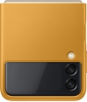 Samsung Leather Cover for Galaxy Z Flip 3 Mustard 