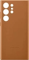 Samsung Leather case для Galaxy S23 Ultra Camel