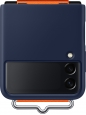 Samsung Silicone Cover with strap for Galaxy Z Flip 3 Navy (EF-GF711TNEGWW)