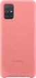 Samsung Silicone Cover для Galaxy A71 розовый