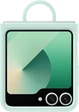 Samsung Silicone case для Galaxy Z Flip7 FE/Flip6 Mint