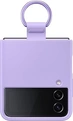 Samsung Silicone Cover with ring для Galaxy Z Flip 4 Bora фиолетовый