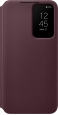 Samsung Smart clear View Cover for Galaxy S22 Burgundy 